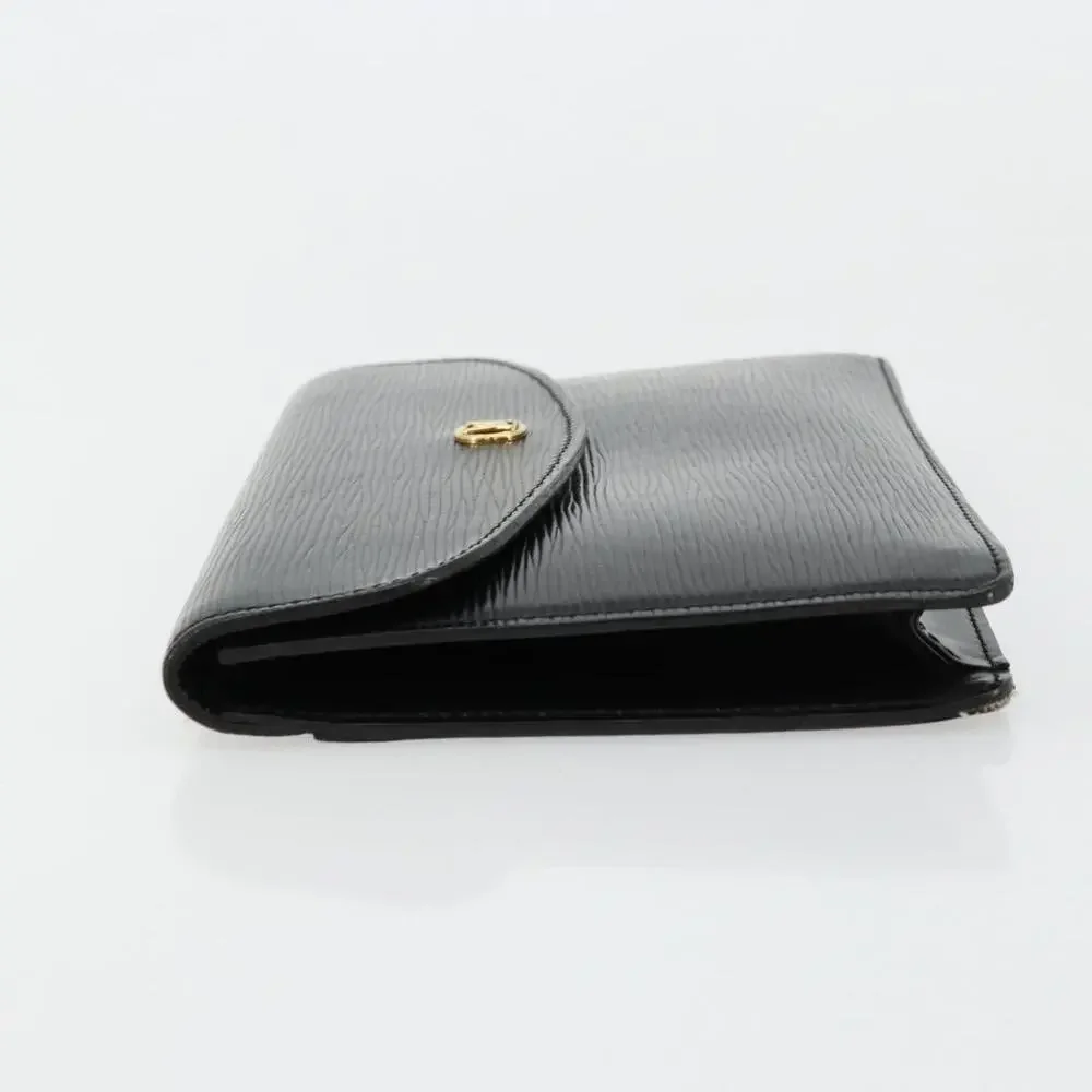 Louis Vuitton Epi Montaigne 23 Clutch Bag Black